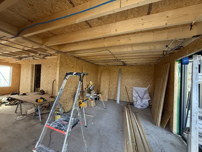 Houtskeletbouw met OSB-platen
